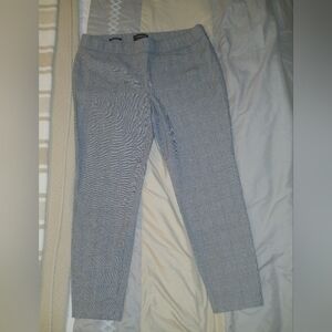 Talbots Black & White Plaid Pants